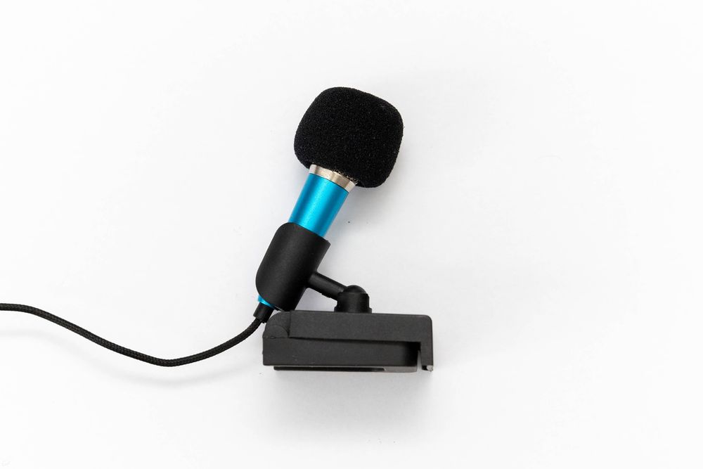 Mini Microfon Albastru