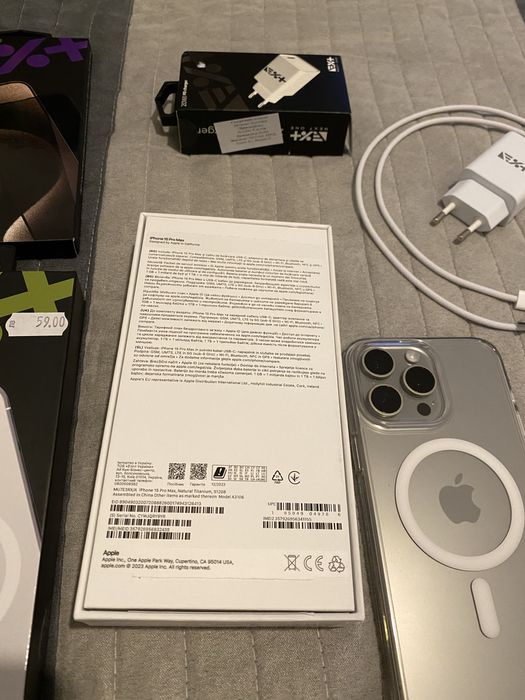 iPhone 15 Pro Max 512GB Natural Titanium Като НОВ