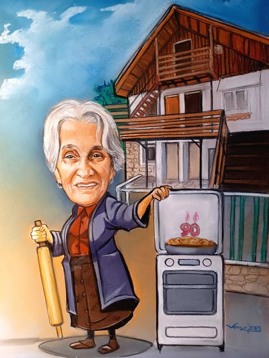 Ръчно рисувани карикатури по снимка