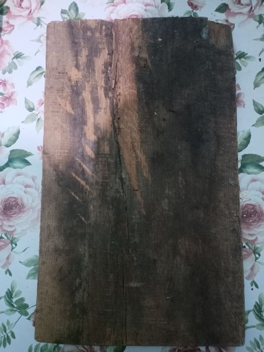 Icoana bizantina pictata pe lemn foarte veche