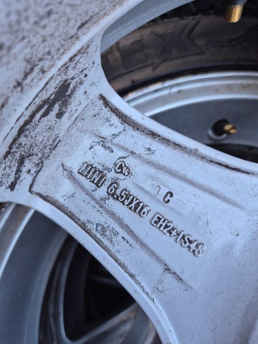Roti Jante + Anvelope 195/55/16 4x100 OEM MINI Cooper