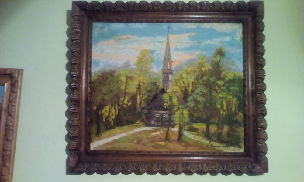 Picturi cu spaclu unicate,part. la exp.internationale ,de A. Meghesi