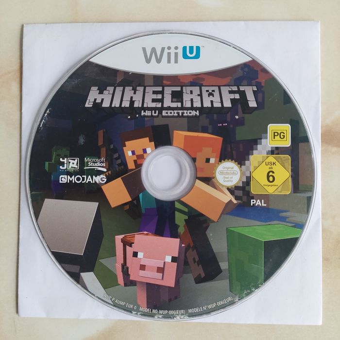 [WiiU] Vând joc Minecraft original pentru Nintendo Wii U //poză reală