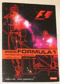 Оригинално списание от Формула 1 голяма награда на Великобритания 2009