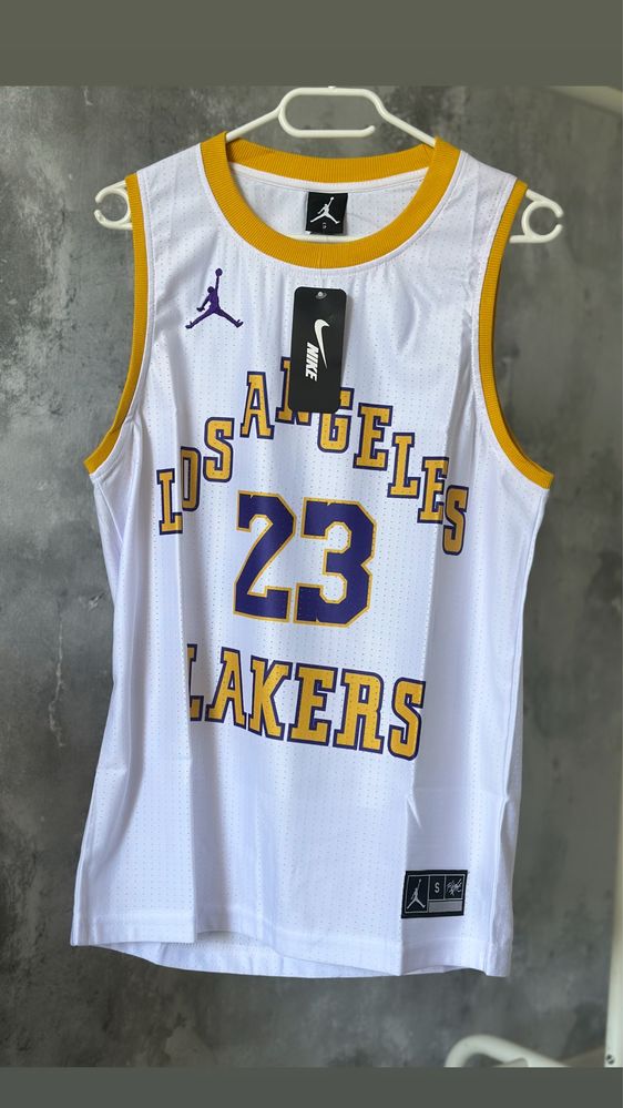 Maieu Lakers Nike Jordan NBA maiou baschet