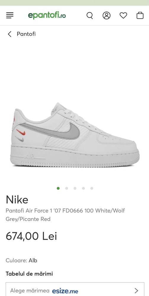 Nike Air Force 1 ‘07… marime 42,5