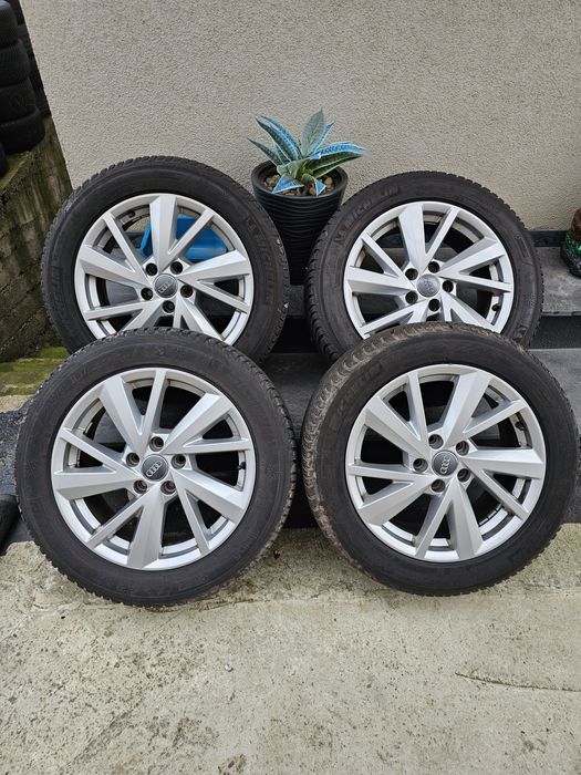 Jante originale Audi + Cauciucuri iarna 215 55 17