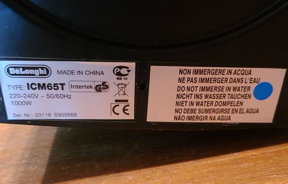 Cafetiera / filtru cafea De Longhi ICM 65T