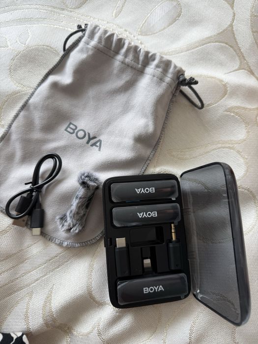 Петличка BOYA пользовались 2 раза , почти новая!