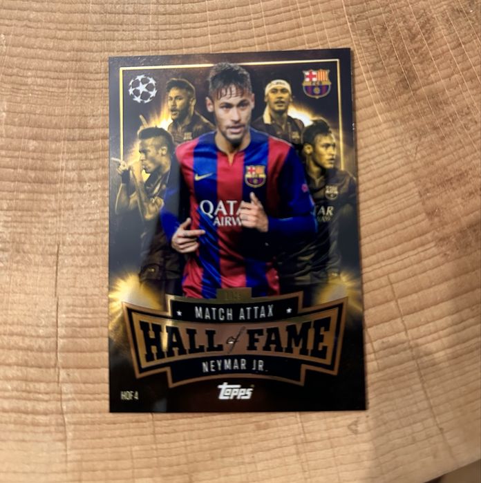 Cartonas Hall of Fame Neymar Barcelona Topps Match Attax UCL 25/26