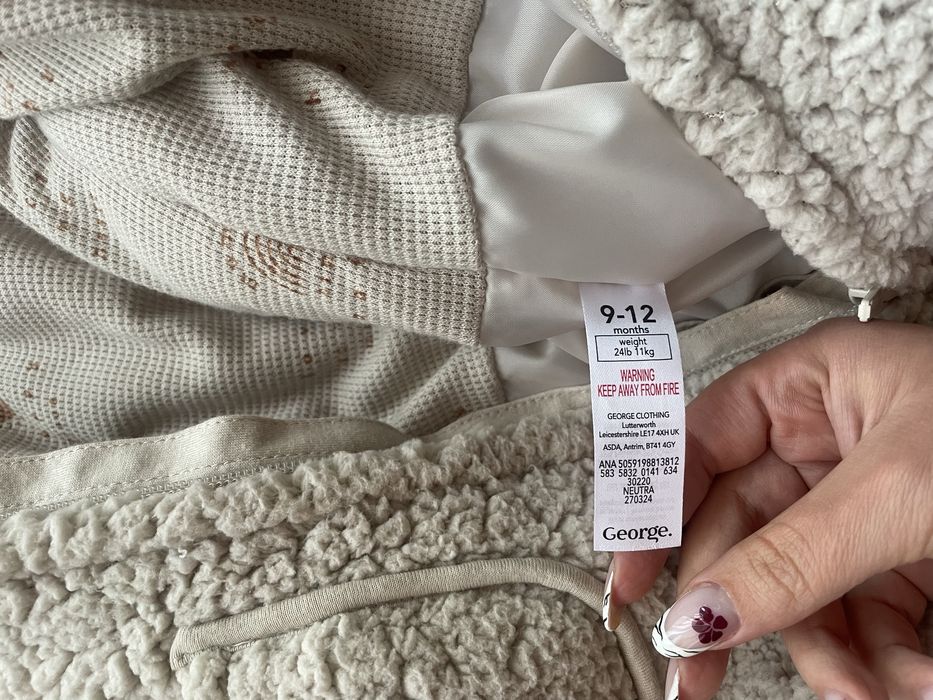 Бебешки космонавт George Asda 9-12м