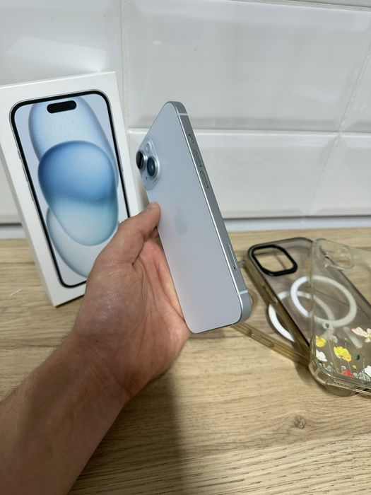 iPhone 15 256GB 87%baterie Fullbox+Husa Mobilfox 14 16 pro max s23 s24