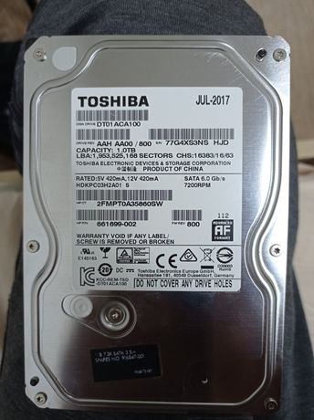 Toshiba       1 tb