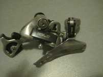 Shimano Deore XT-rdM735/fdM736 комплект MTB дерайльори-Ретро