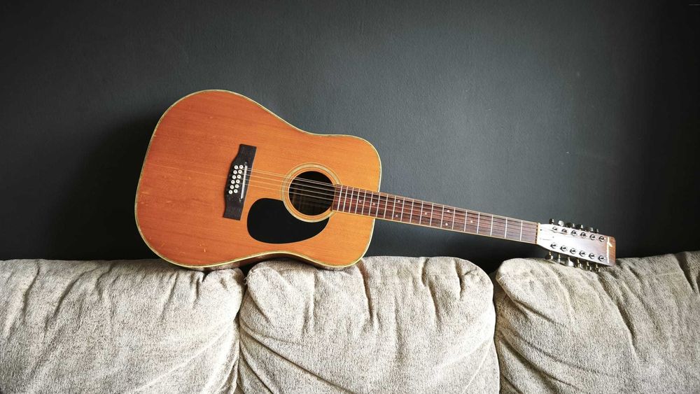 Chitara acustica 12 corzi double six LUXOR Made in Japan