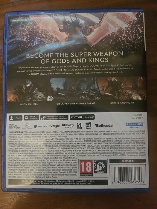 PS5 Doom Dark Ages