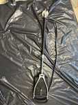 Scaunel vanatoare vintage din piele