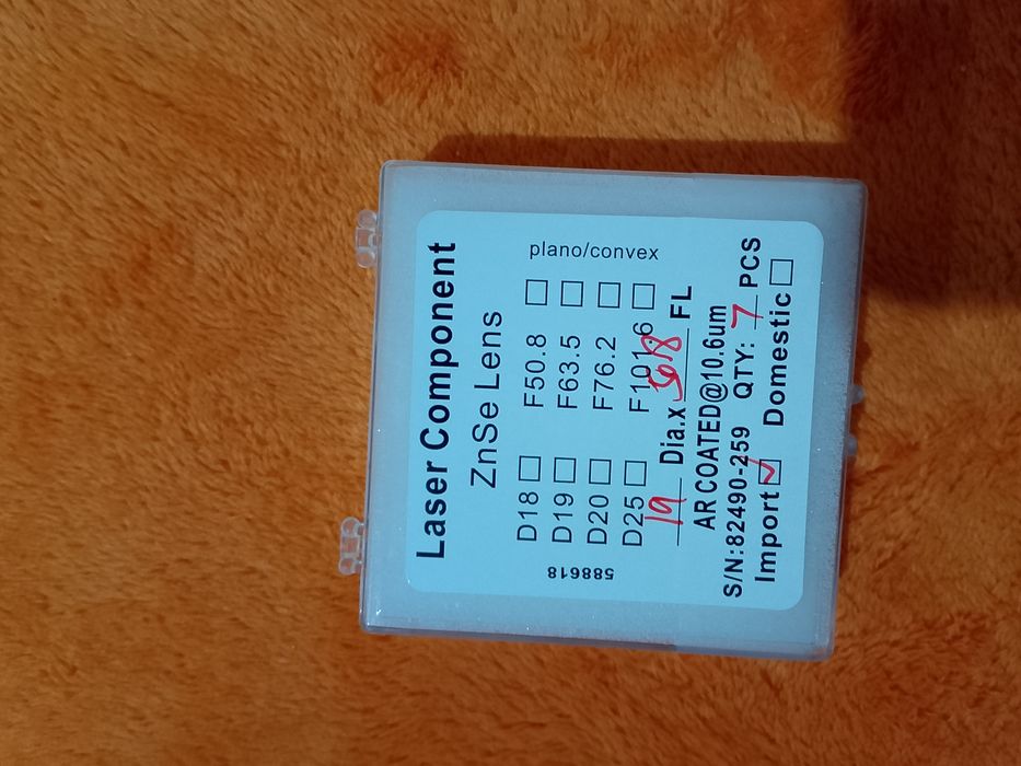 линза для лазерного станок