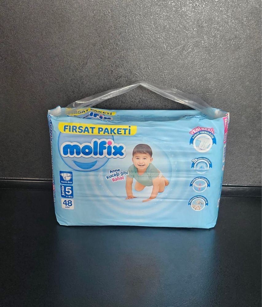 Памперси Molfix 4; 5 ПРОМО ЦЕНА