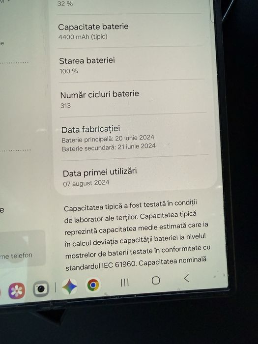 Samsung Galaxy Z Fold 6 , 512 GB , stare impecabila, baterie 100 %