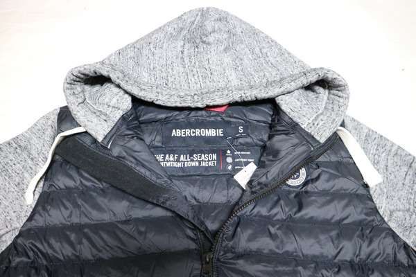 Jacketa cu puf de gasca Abercrombie & Fitch - super pret 2025