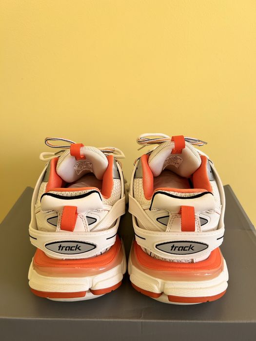 Balenciaga track white-orange