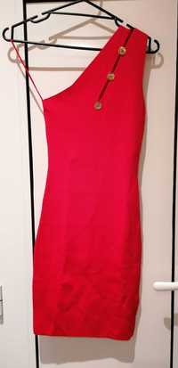 Червена рокля - фино плетиво