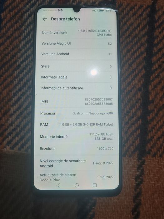 De vânzare telefon Honor x7