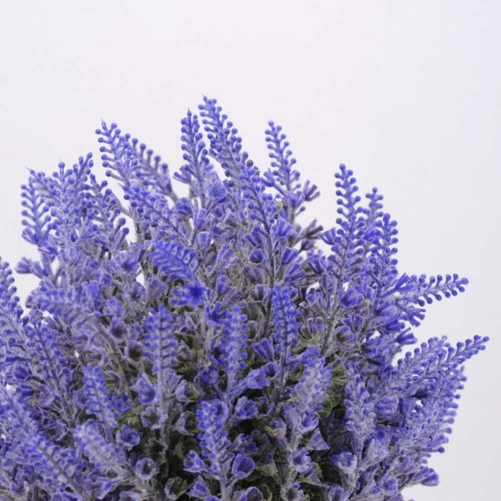 Lavanda artificiala in ghiveci, planta de decor, inaltime 25 cm