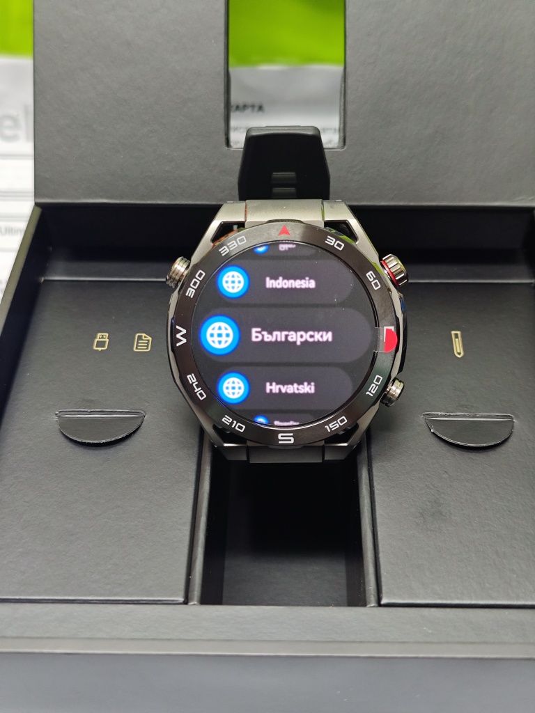НОВ!!! Смарт часовник HUAWEI WACH Ultimate Expedition Black