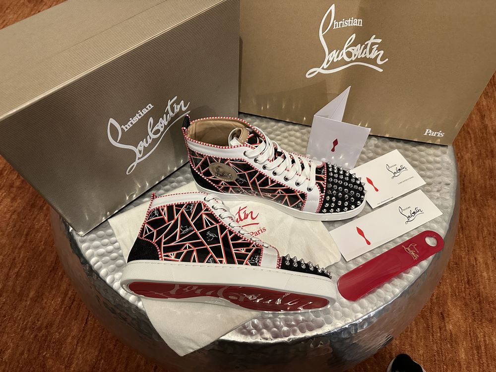 Sneakers Loubotin impecabili piele