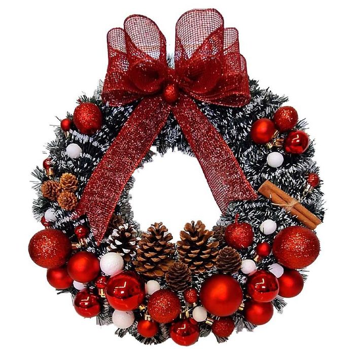 Coronita Craciun artificiala diametru 40 cm