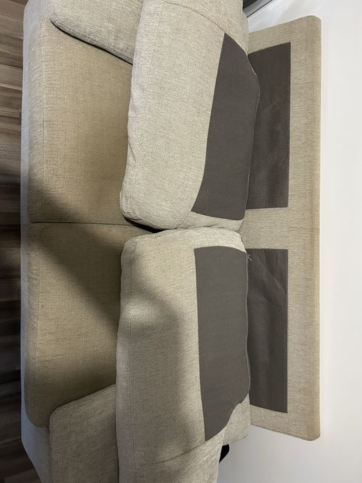 Canapea Bej Jysk Fixa 2 Persoane Huse detasabile