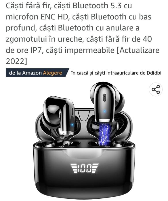 Wireless   casti Noi ! sigilate!