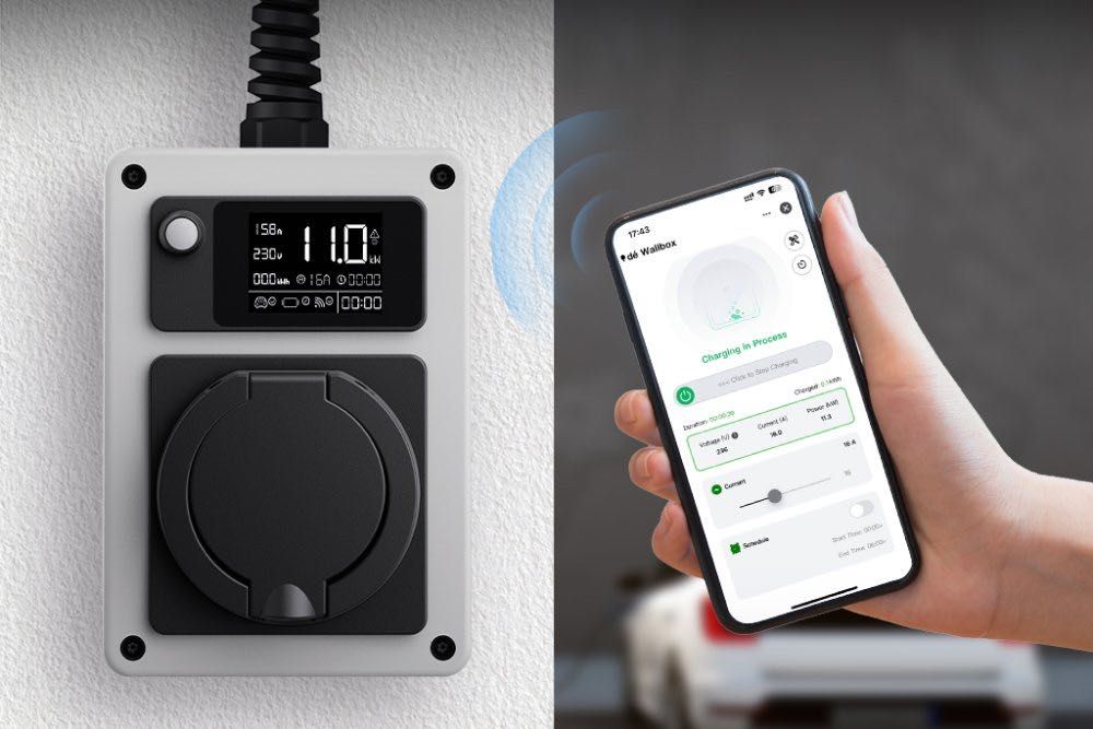 Statie de încărcare auto 11kW WiFi trifazat sau monofazat