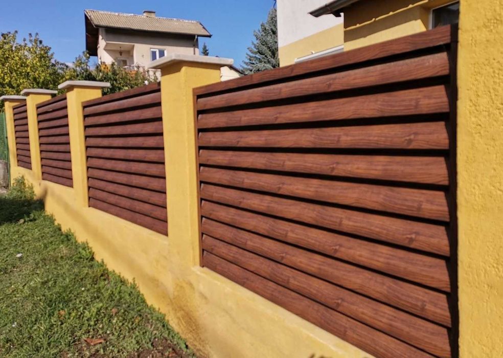 Хоризонтална ограда - щора, ограда за двор