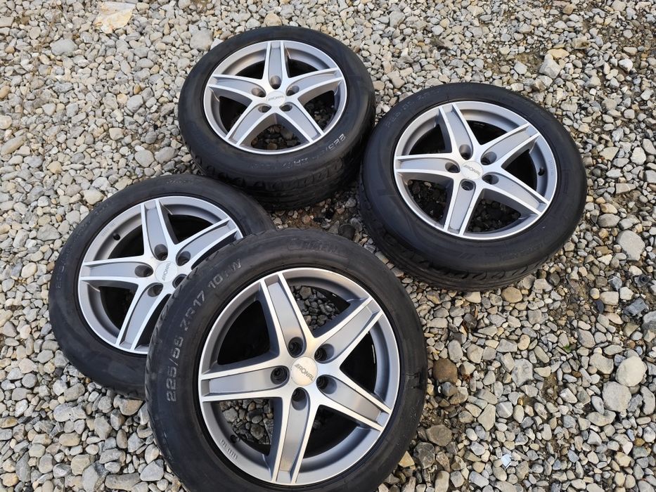 Set jante R17 Ford Mondeo Mk5 focus mk3 5x108. Cu anvelope vara