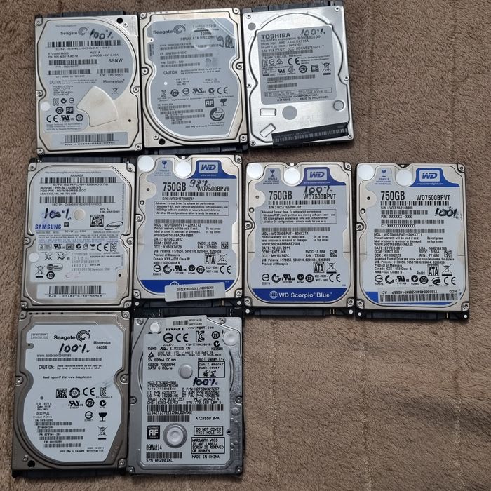 Lot Hdd Extern+Hdd laptop