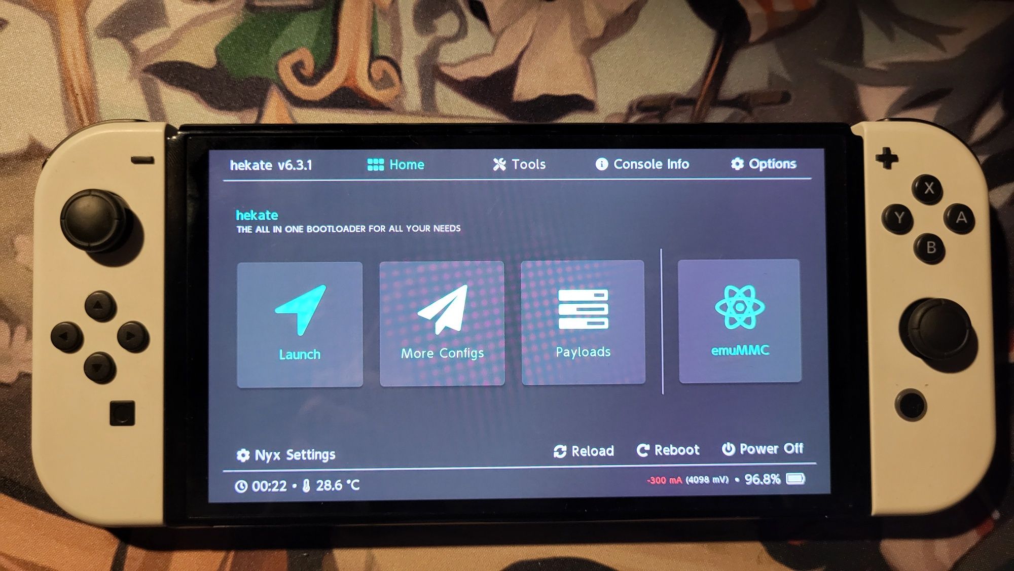 -DEFECT- Nintendo Switch OLED Modat cu Picofly