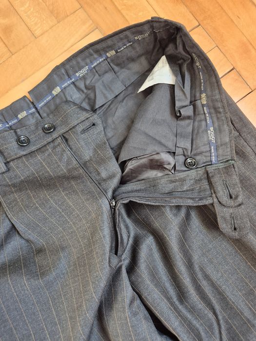 Pantaloni lux, Bărbați, Boggi Milano, Lână 100%, Made in Italy - 50