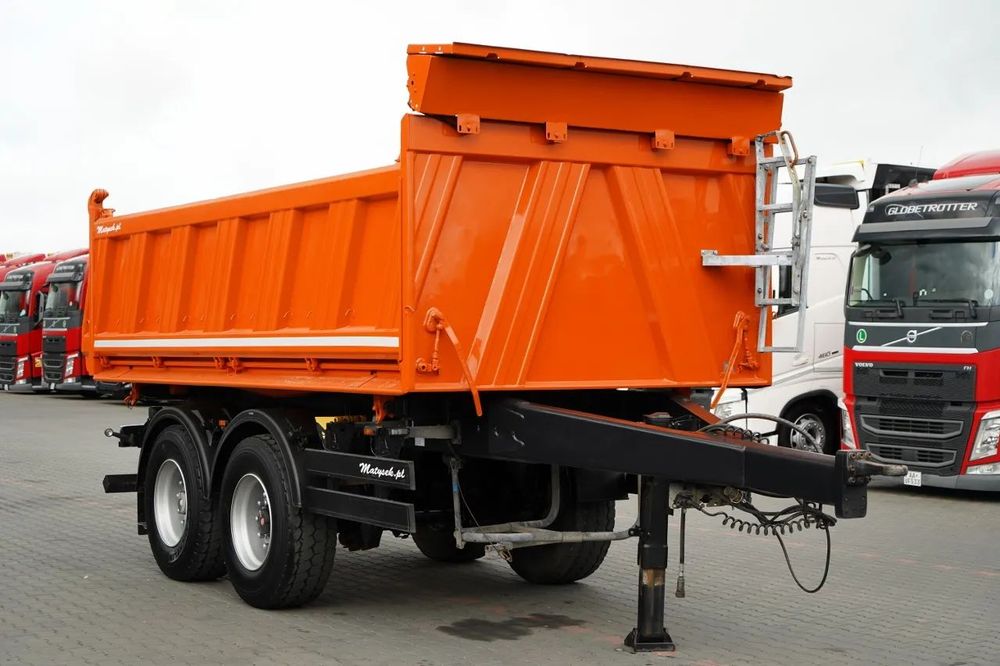 Meiller BASCOLĂ CU 3 LATE / REMORCA TANDEM / AXE RIDICABILE / SAF
