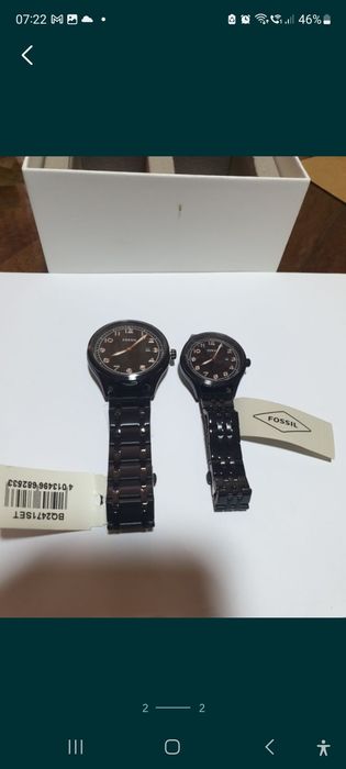 Set ceasuri de mână de la Fossil