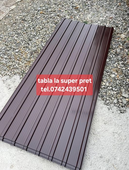 tabla cutata  zincata vopsita