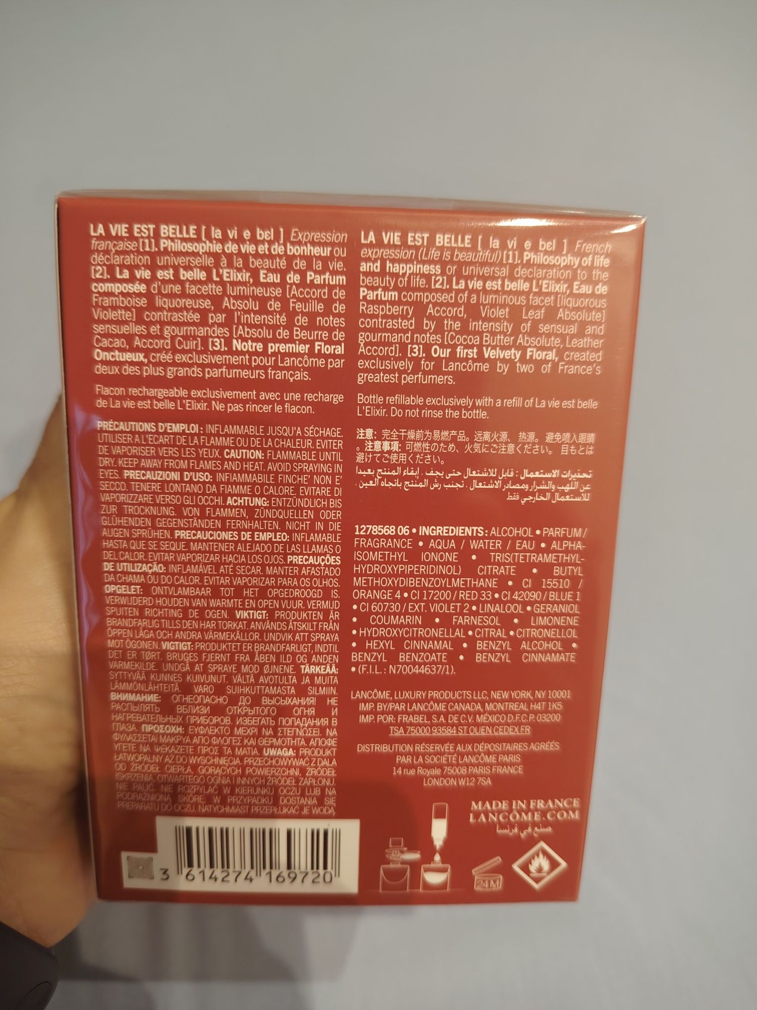 Lamcome La Vie est belle L'elixir