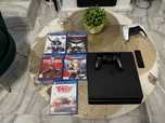 (Playstation 4) PS4 Slim 500GB + 5 Jocuri + joystick.