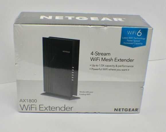 NETGEAR AX1800 WiFi Extender | Nou Sigilat