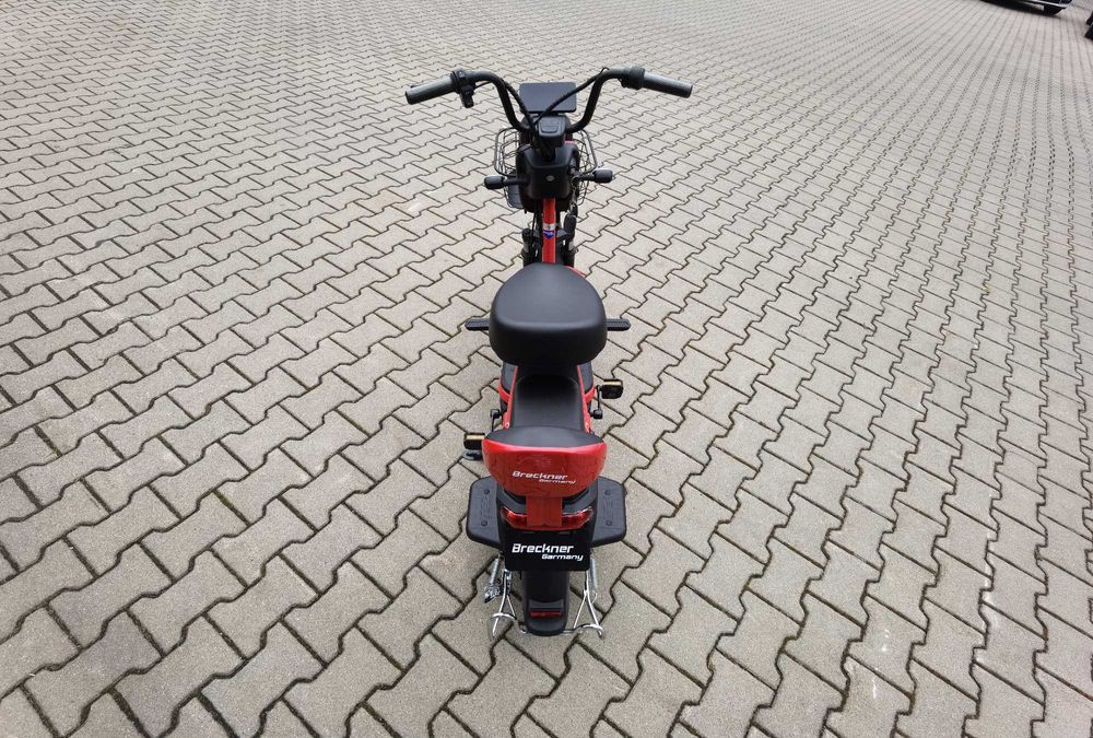 Scuter electric Breckner G60 rosu negru nou fara permis Agramix