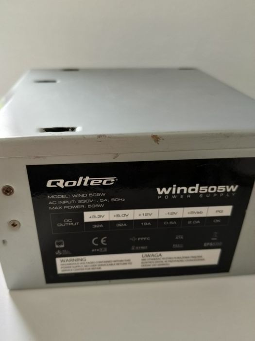 Sursă PC Qoltec Wind505W