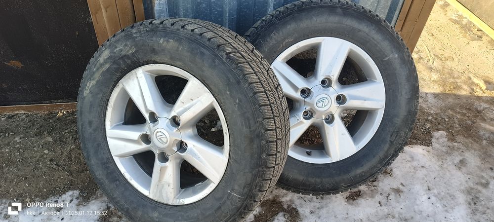 Покрышка Nexen дискасымен 3 штук R18,60,285. Оригинал диска Лексус 470