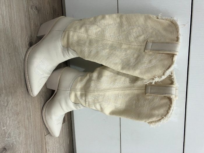 cizme western din piele